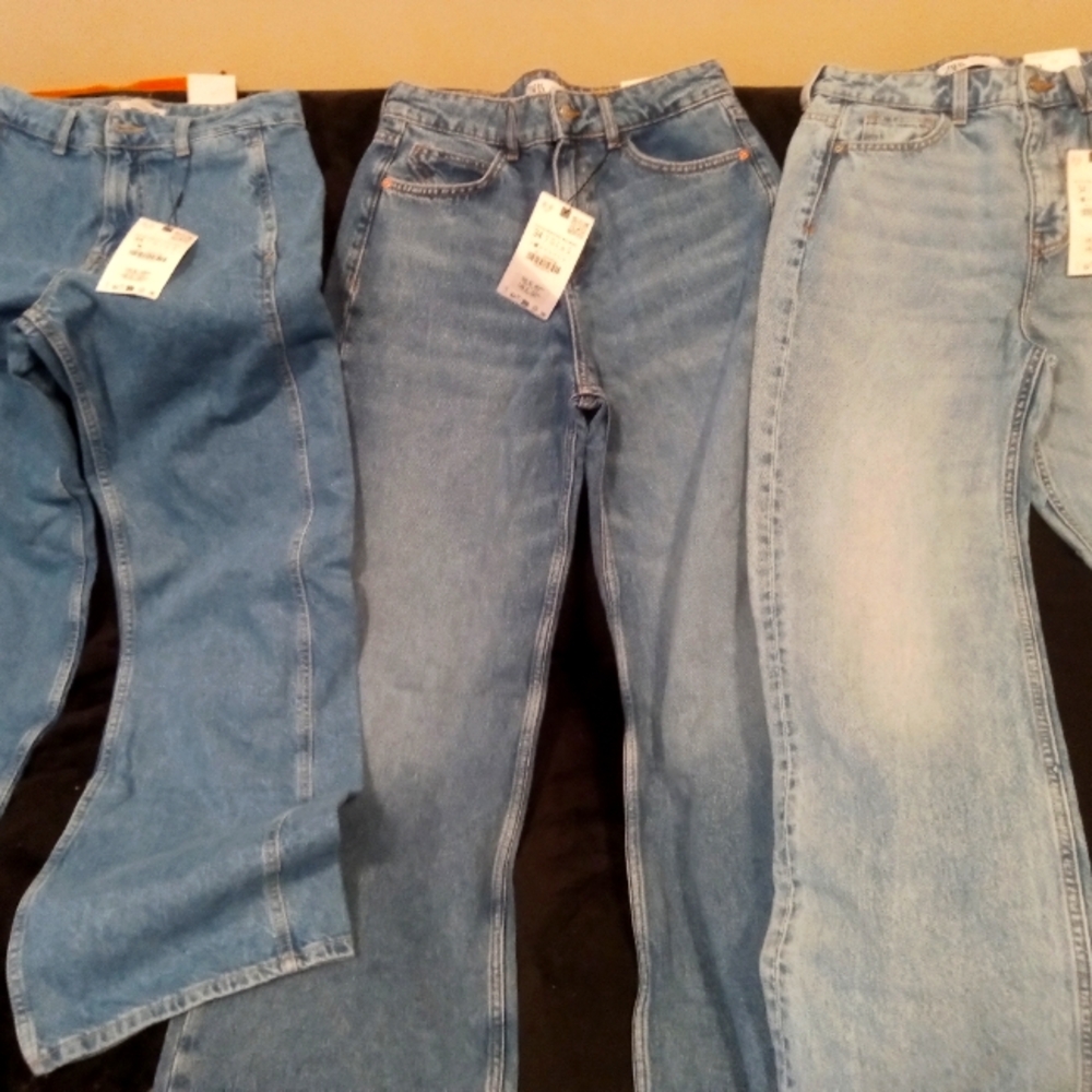 Zara jeans and sandals